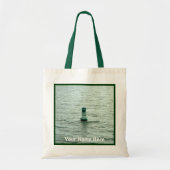 Groene boy Channel Marker op maat Tote Bag (Voorkant)