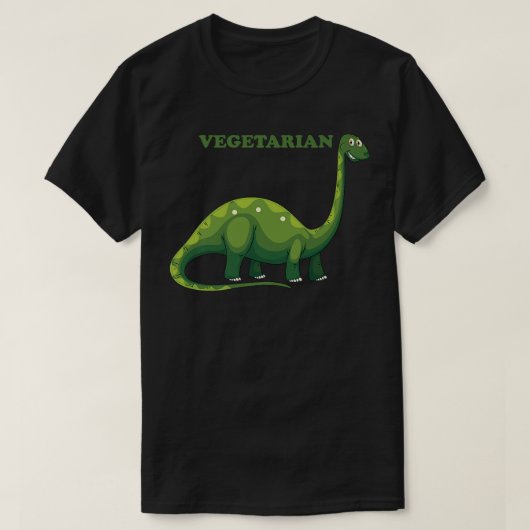 Groene Brachiosaurus T-shirt (Design voorkant)