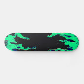 Groene brand - Grünes Feuer - Flamme Flame Flames  Persoonlijk Skateboard (Horizontaal)