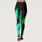 Groene brandweer leggings (Achterkant)