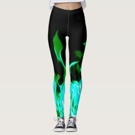 Groene brandweer leggings