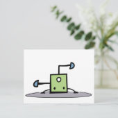 Groene Breakdansding Briefkaart (Staand voorkant)