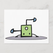 Groene Breakdansding Briefkaart (Voorkant)