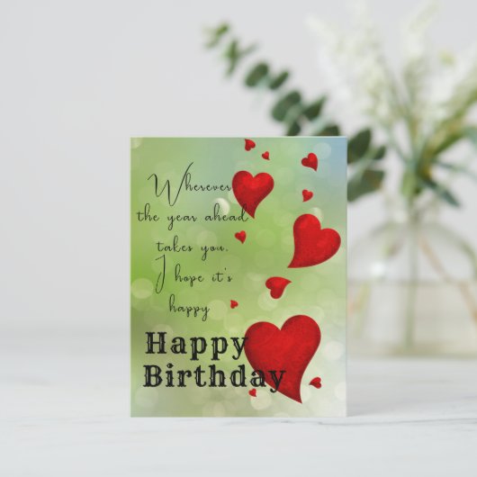 Groene brief kaart (Staand voorkant)