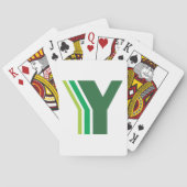 Groene brief Y Pokerkaarten (Achterkant)