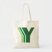 Groene brief Y Tote Bag (Voorkant)
