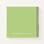 GROENE brieven aan mijn dochter Keepsake Memory Notitieboek (Achterkant)