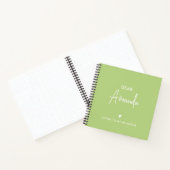 GROENE brieven aan mijn dochter Keepsake Memory Notitieboek (Binnen)