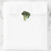 Groene Broccoli Bloem Verse Groente Ronde Sticker (Tas)