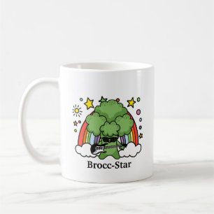Groene Broccoli Broccoli, rockster Koffiemok