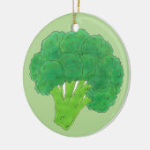 Groene Broccoli Bunch Gardening Vegetable Foodie Keramisch Ornament (Links)