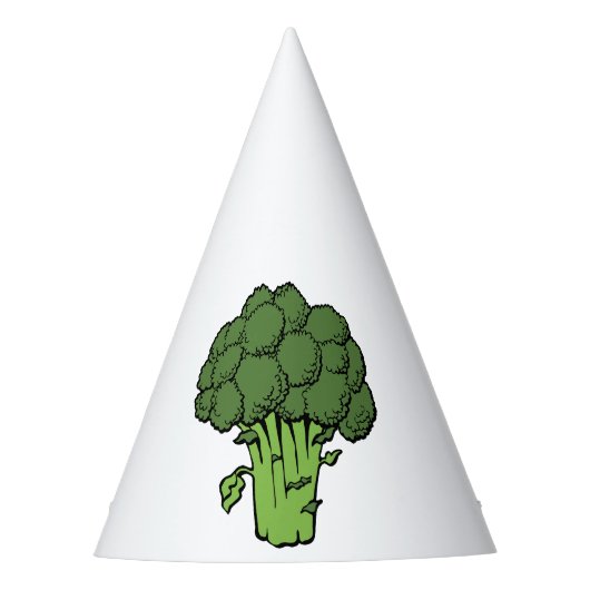Groene broccoli feesthoedjes (Voorkant)