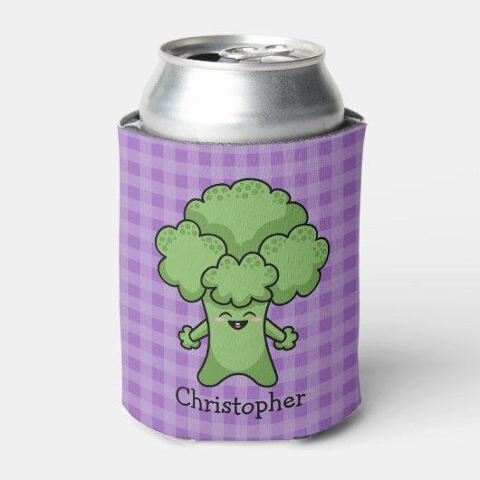 Groene Broccoli Gepersonaliseerde Blikkoeler Blikjeskoeler (Blikje Voorkant)