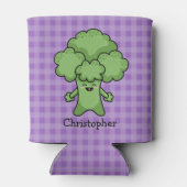 Groene Broccoli Gepersonaliseerde Blikkoeler Blikjeskoeler (Achterkant)
