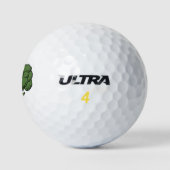 Groene broccoli golfballen (Logo)