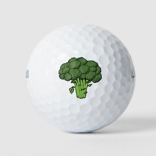 Groene broccoli golfballen (Voorkant)