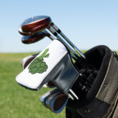 Groene broccoli golfheadcover (Insitu)