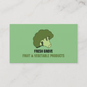 Groene Broccoli, Groenboeren Visitekaartje (Voorkant)