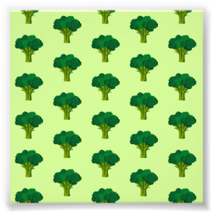 Groene Broccoli Groente Gezond Eten Plantaardig Foto Afdruk