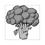 Groene broccoli rubberstempel (Afrduk)