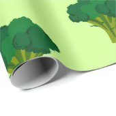 Groene Broccoli Vegetable Healthy Eating Veggie Cadeaupapier (Rol Hoek)