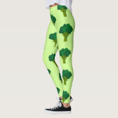 Groene Broccoli Vegetable Healthy Eating Veggie Leggings (Links)