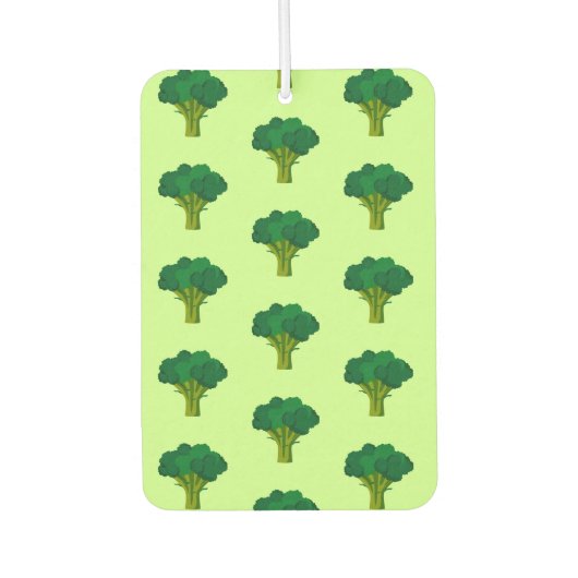 Groene Broccoli Vegetable Healthy Eating Veggie Luchtverfrisser (Voorkant)