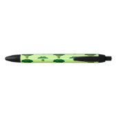 Groene Broccoli Vegetable Healthy Eating Veggie Zwarte Inkt Pen (Achterkant)