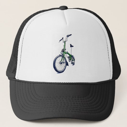 Groene Brompton-fiets Trucker Pet (Voorkant)