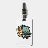 Groene broodrooster Bagagelabels (Voorkant verticaal)