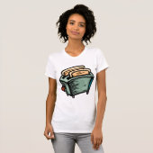 Groene broodrooster Vrouwen T-shirt (Voorkant volledig)