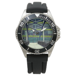 Groene brug horloge