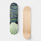 Groene brug persoonlijk skateboard (Voorkant)