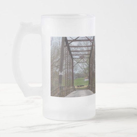 Groene Brug van 1912, Mok van glasbier (Links)