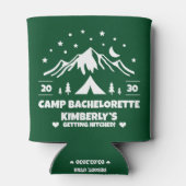 Groene Bruid Kamp Bachelorette Blikjeskoeler (Achterkant)
