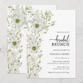 Groene Bruidsbrunch Uitnodiging (Voorkant / Achterkant)