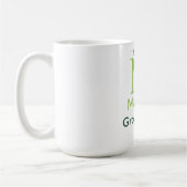 groene bruidsjonker naam letter datum mannelijk pa koffiemok (Links)