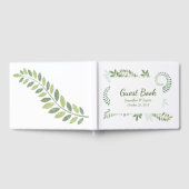 Groene bruidskist gastenboek (Volledig)