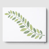 Groene bruidskist gastenboek (Achterkant)