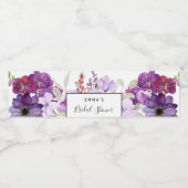 Groene Bruiloft Fles Label met Bladgroen Waterfles Etiket (Enkel label)