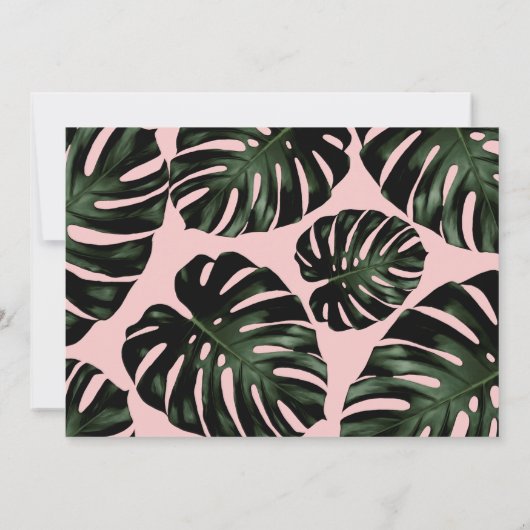 Groene bruiloft foto opslaan Datum kaart (Achterkant)