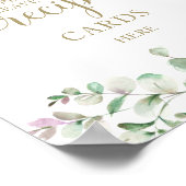 Groene Bruiloft Recepten Kaartjes Bord Poster (Hoek)