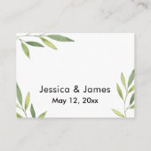 Groene bruiloft - Versluitingskaart Informatiekaartje (Achterkant)