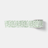 Groene Bruiloftduiven met Lint en Bloemen (Voorkant)