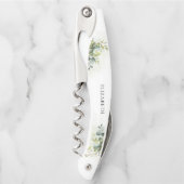 Groene Bruiloftsdiner Bediening Kurkentrekker (Voorkant)