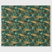 Groene Bruine Forel Onderwater Botanisch Cadeaupapier (Vlak)