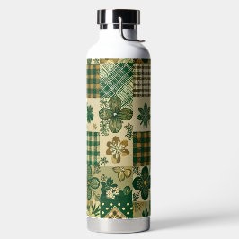 GROENE & BRUINE IERSE SHAMROCKS & RUITPATRONEN WATERFLES