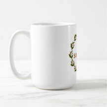 Groene Bruine Krans Waterverf Botanisch Gebladerte
