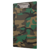 Groene bruine militaire Camouflage Klembord (Links)