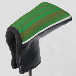 Groene bruine strepen golfheadcover
